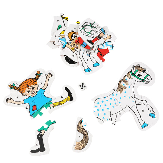 Pippi - Puslespil i Tin Æske 