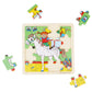 Pippi - Square Wooden Square Puzzle - Horse