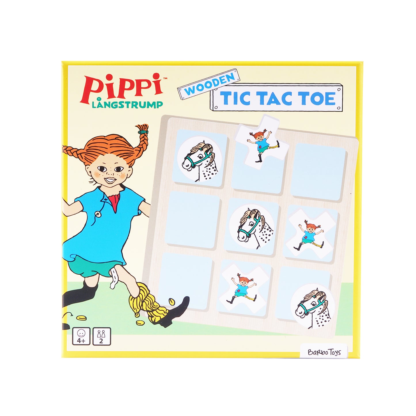 Pippi - Wooden Tic Tac Toe