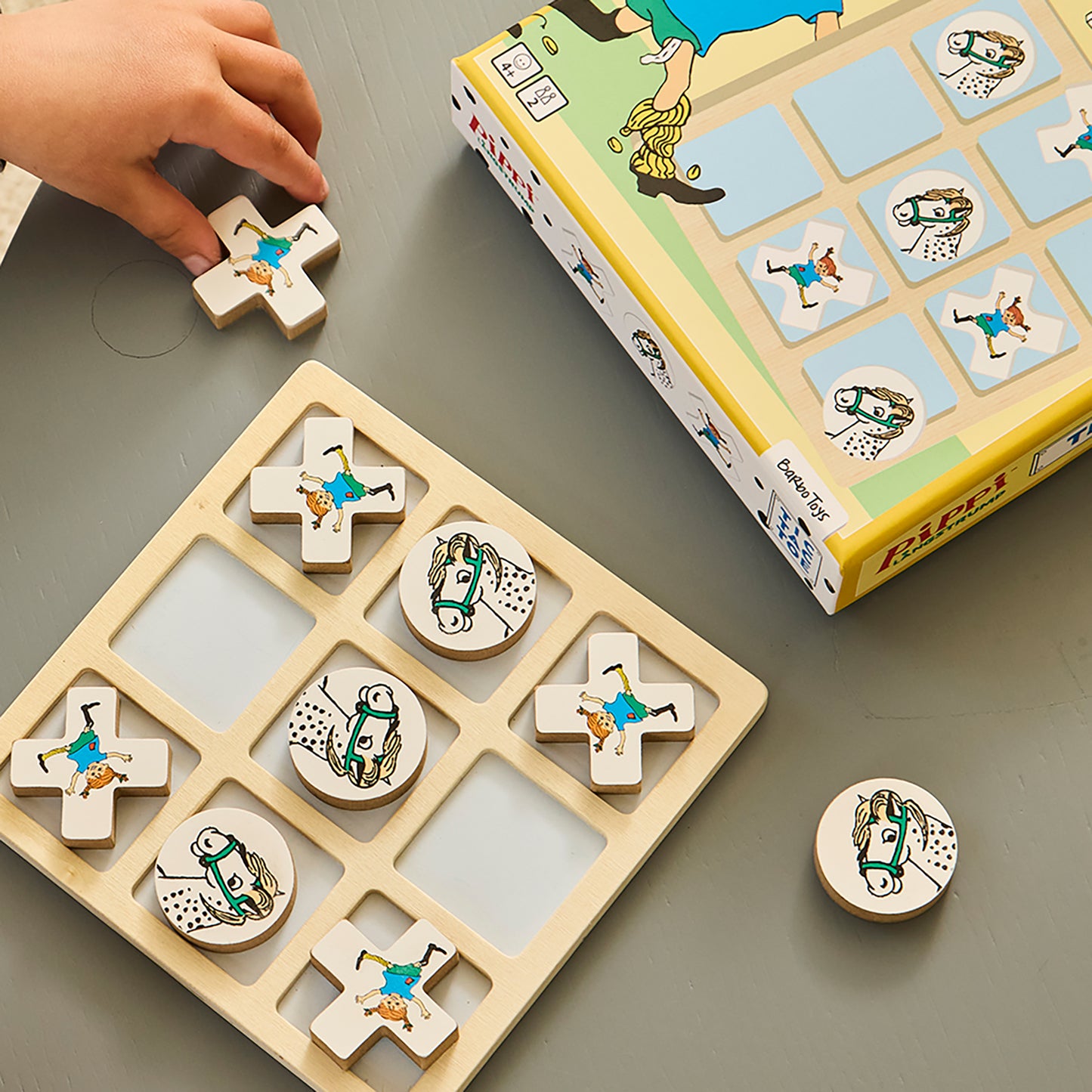Pippi - Wooden Tic Tac Toe