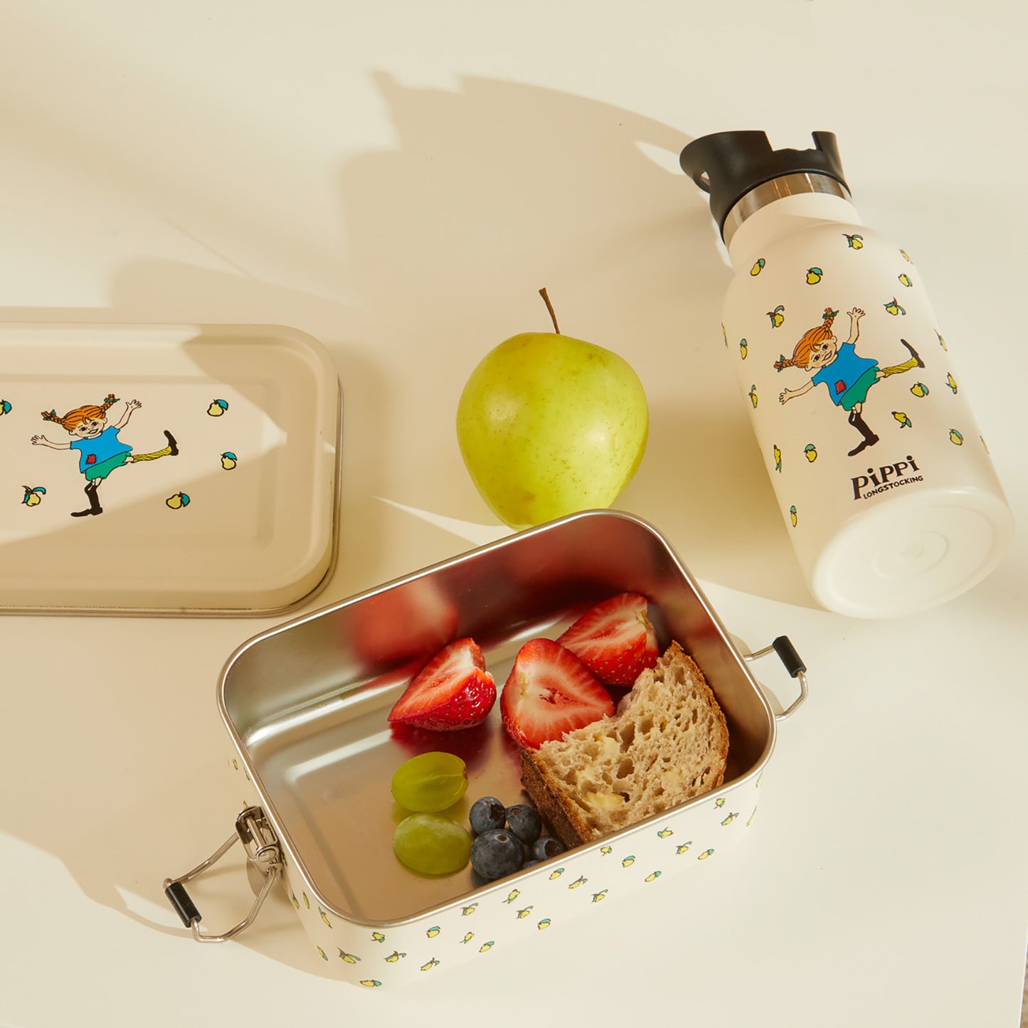 Pippi - Drikkeflaske - Beige