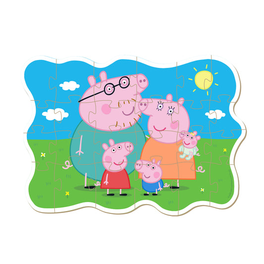 Gurli Gris - Deko Puslespil - Familie