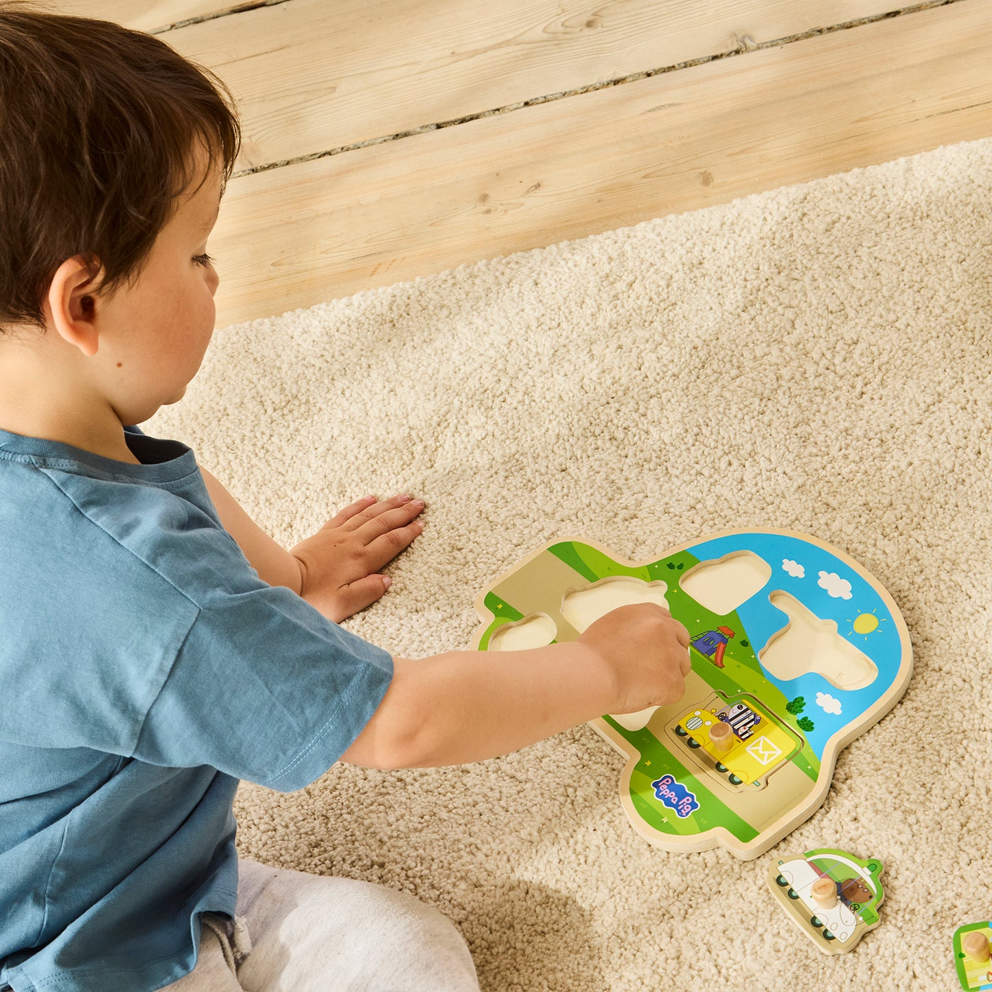 Peppa Pig - Wooden Puzzle - Transport
