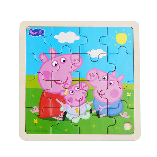 Peppa Pig - Wooden Puzzle - Siblings