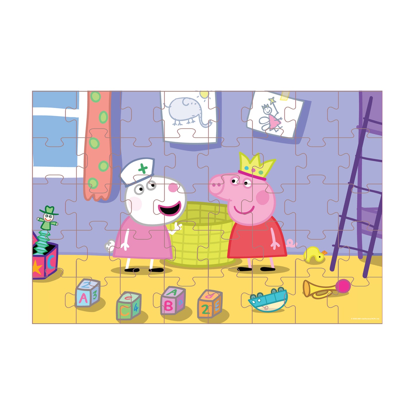 Peppa Pig - Puzzle Suitcase - Peppa Teddy