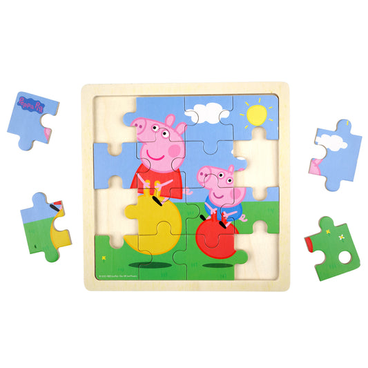 Peppa Pig - Wooden Puzzle - Bouncy Ball