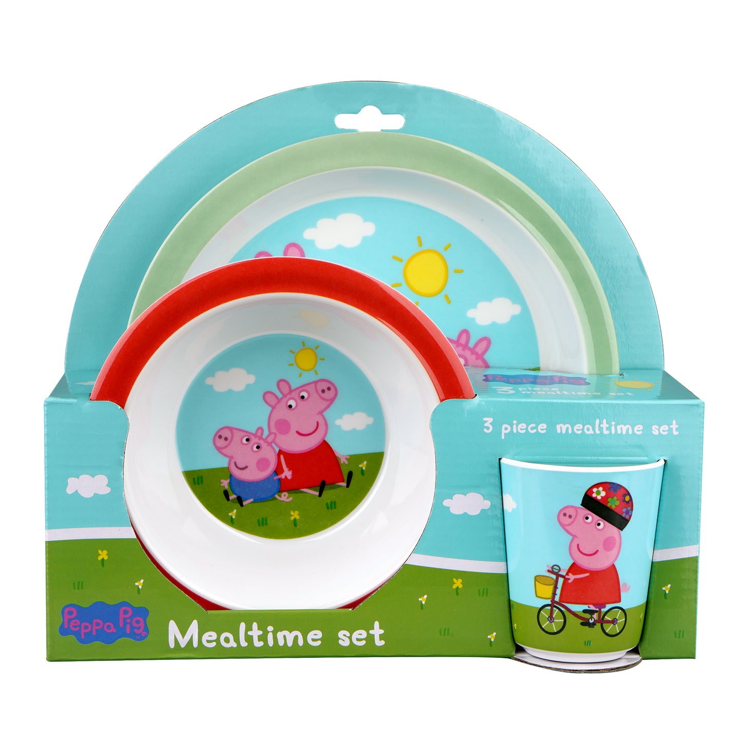 Peppa Pig 3 pcs Mealtime Set