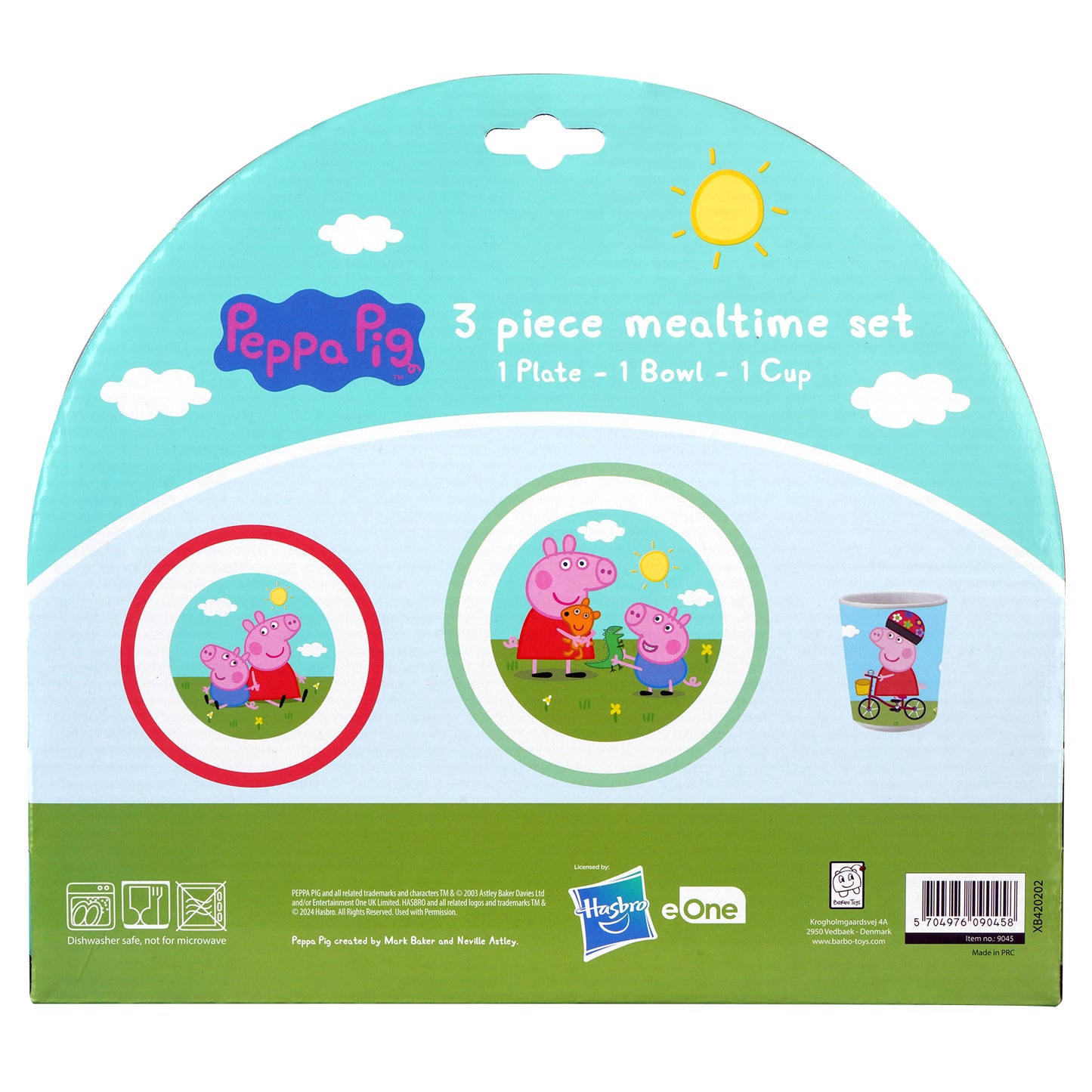 Peppa Pig 3 pcs Mealtime Set