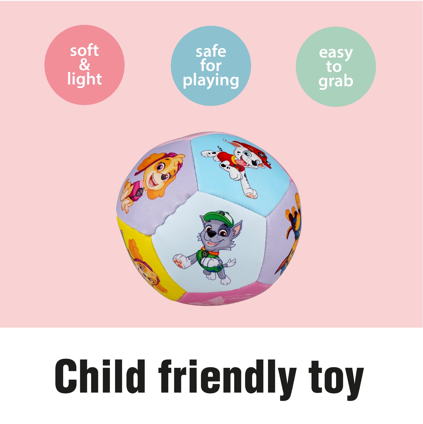 Paw Patrol - Blød Baby Bold - Pink