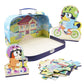 Bluey - Suitcase w. Puzzle - Bikeride