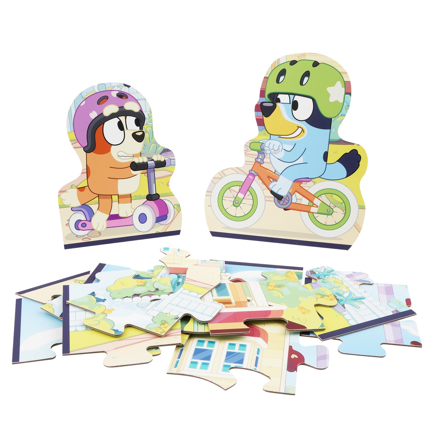 Bluey - Suitcase w. Puzzle - Bikeride