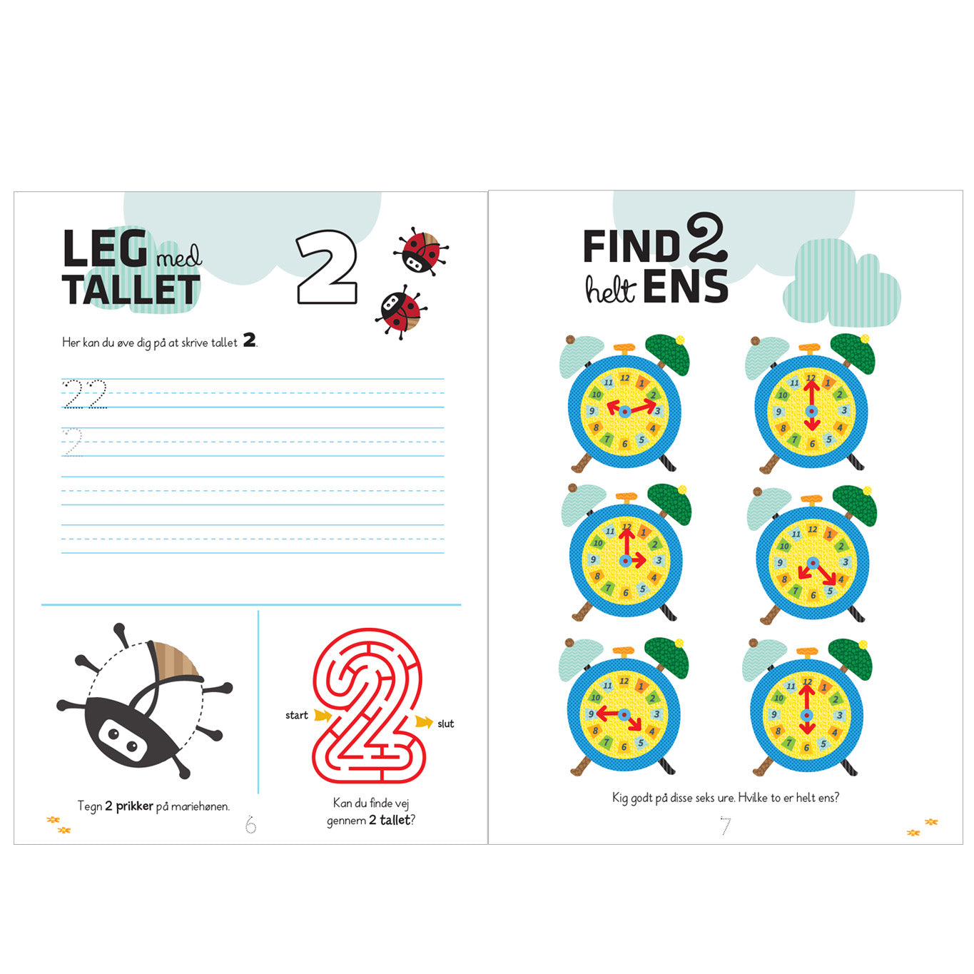 Aktivitetsbog Lær Tal med Wacky Wonders Bondegårdsdyr - 123 - FSC