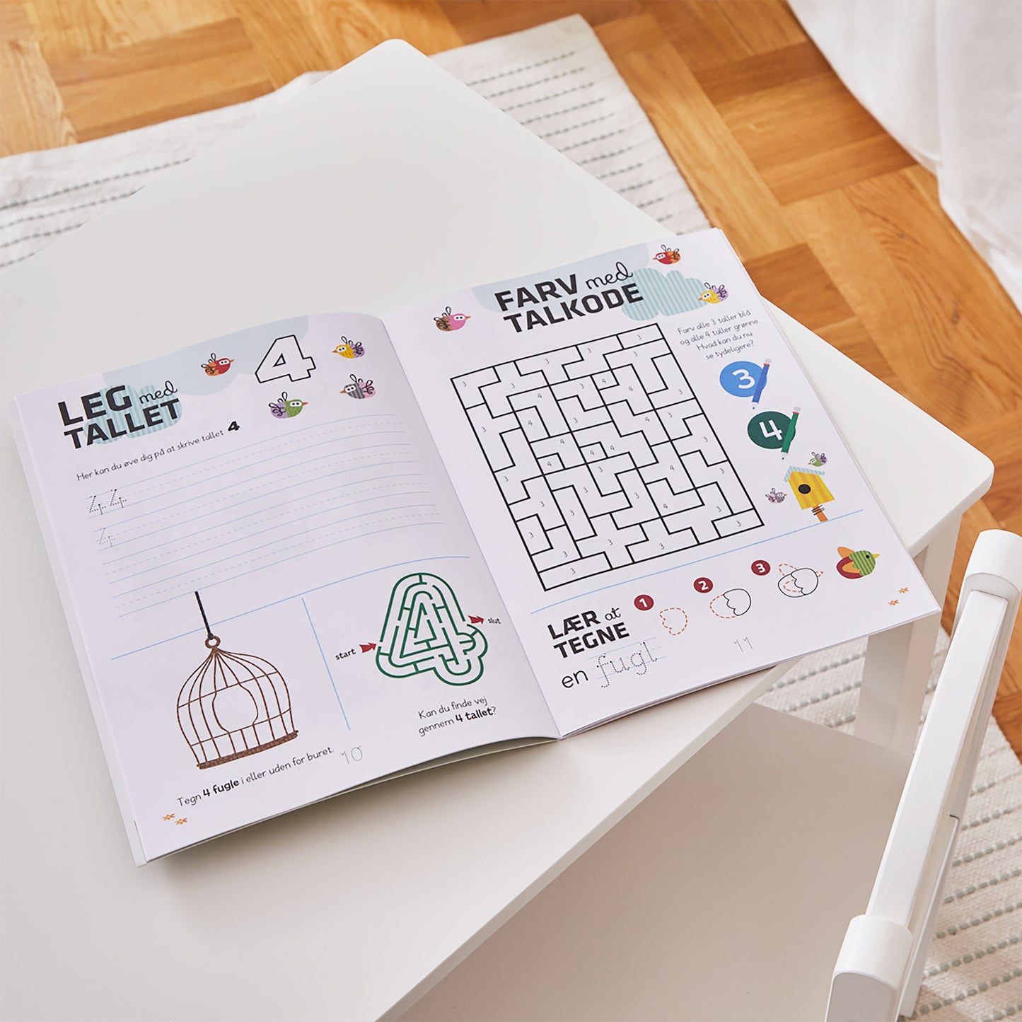 Aktivitetsbog Lær Tal med Wacky Wonders Bondegårdsdyr - 123 - FSC