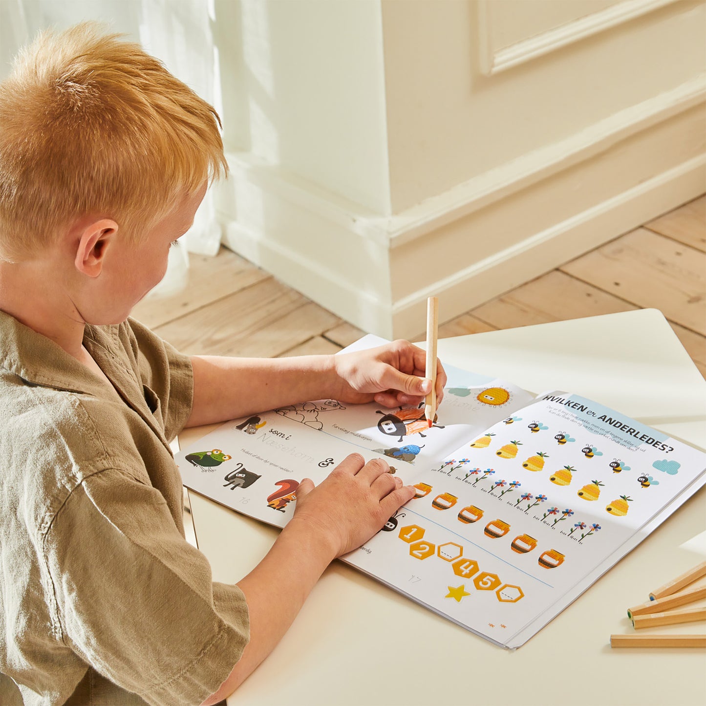 Aktivitetsbog Lær Tal med Wacky Wonders Bondegårdsdyr - 123 - FSC