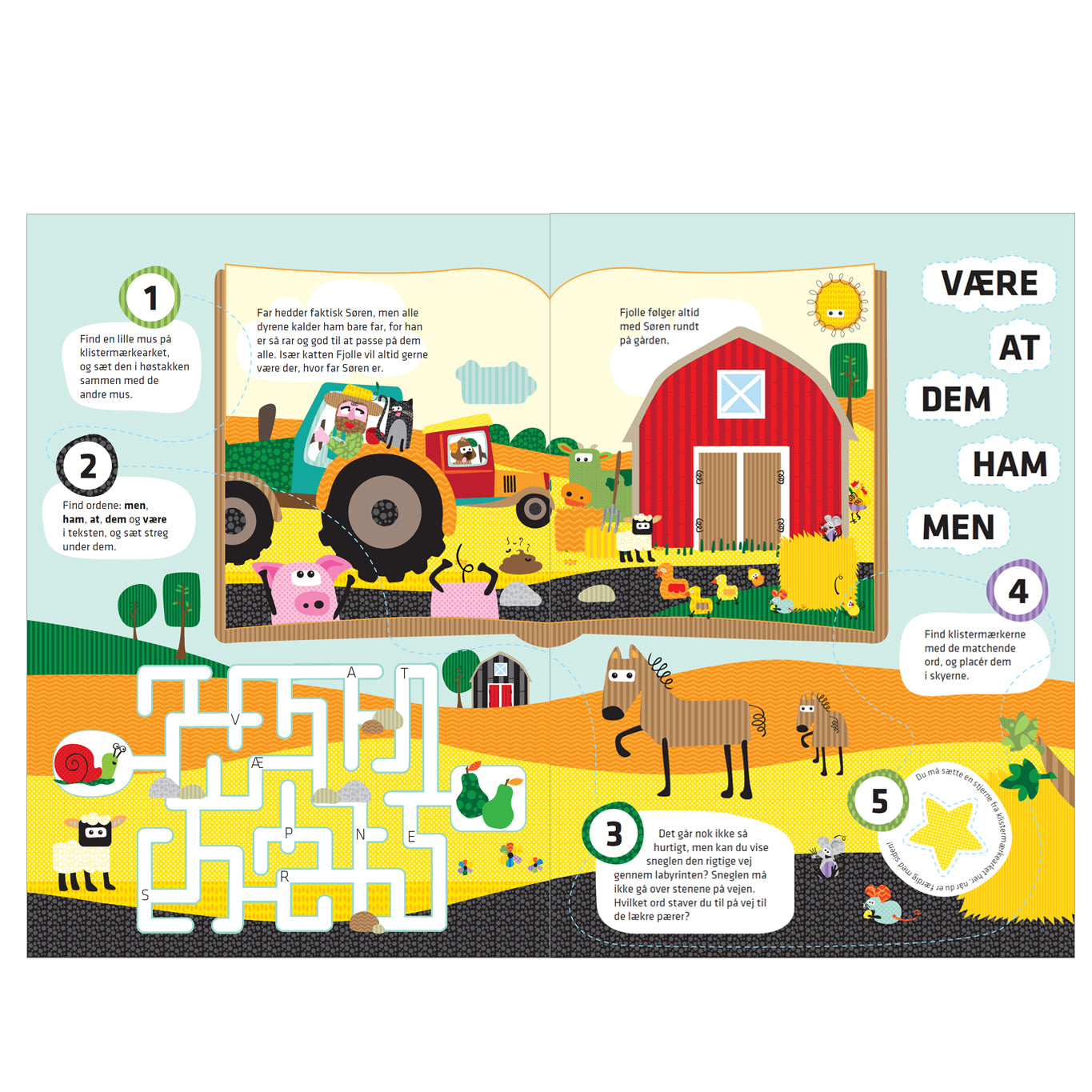 Wacky Wonders - Activitets book w 120 words + stickers