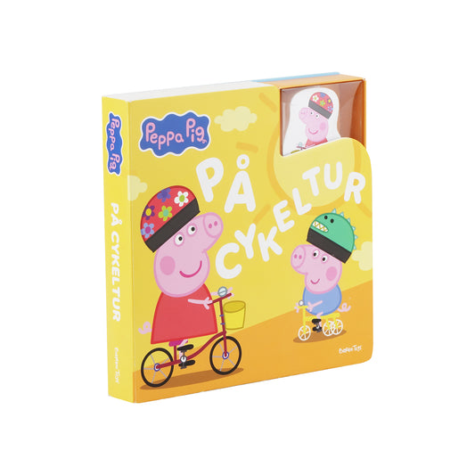 Gurli Gris Bog med Træfigurer – På Cykeltur (DK)