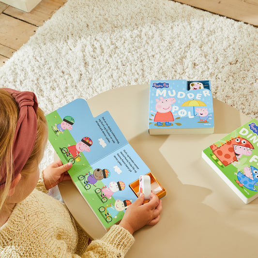 Peppa Pig - Book w Wooden Figure - Bike Ride - DK