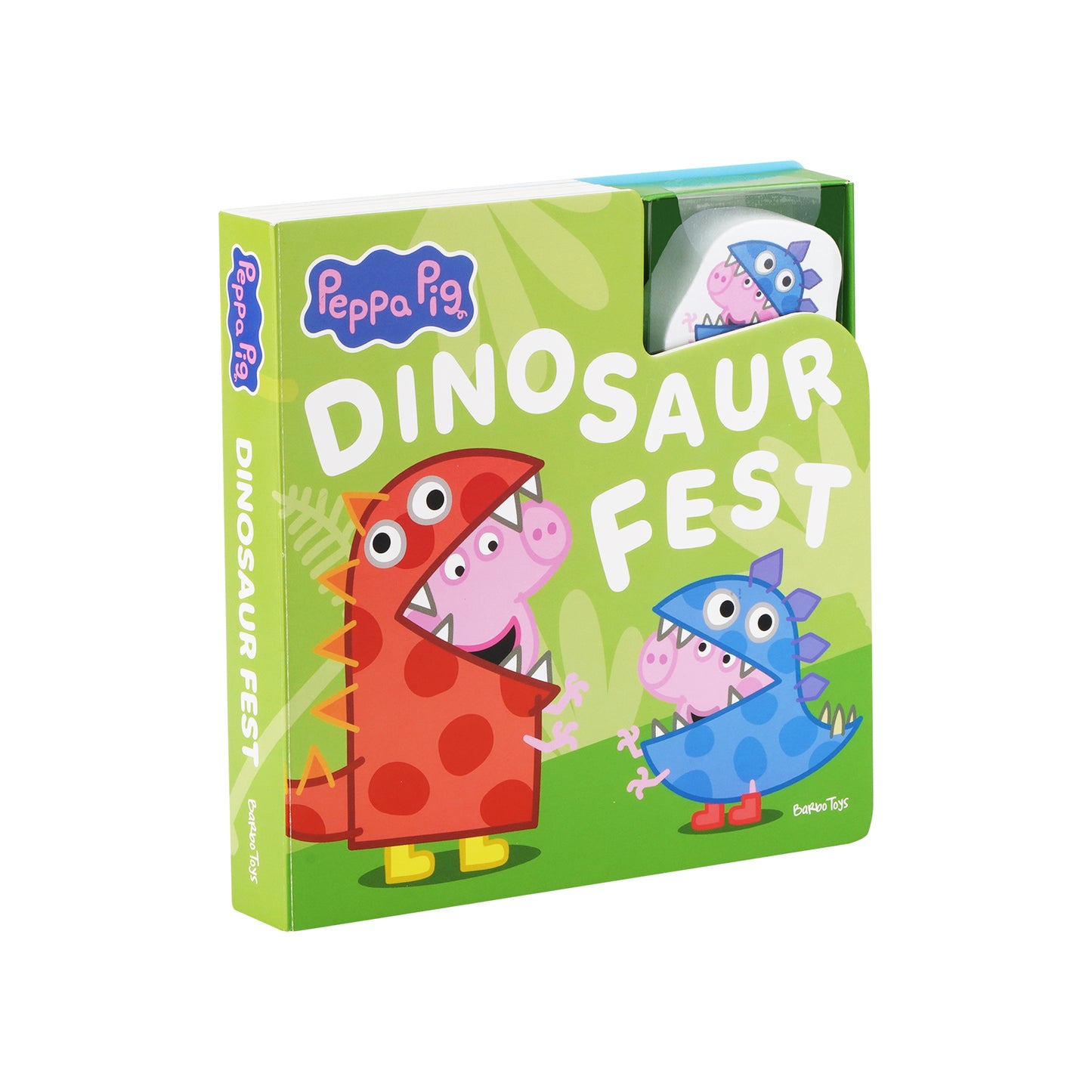 Gurli Gris Bog med Træfigurer –  Dinosaur Fest (DK)