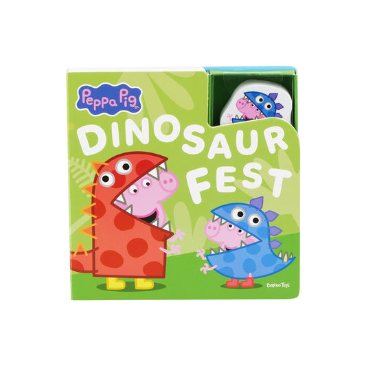 Gurli Gris Bog med Træfigurer –  Dinosaur Fest (DK)