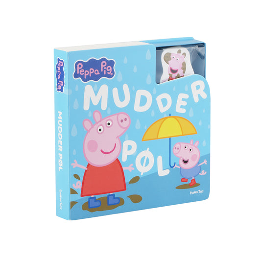 Gurli Gris - Bog med træfigurer - Mudderpøl