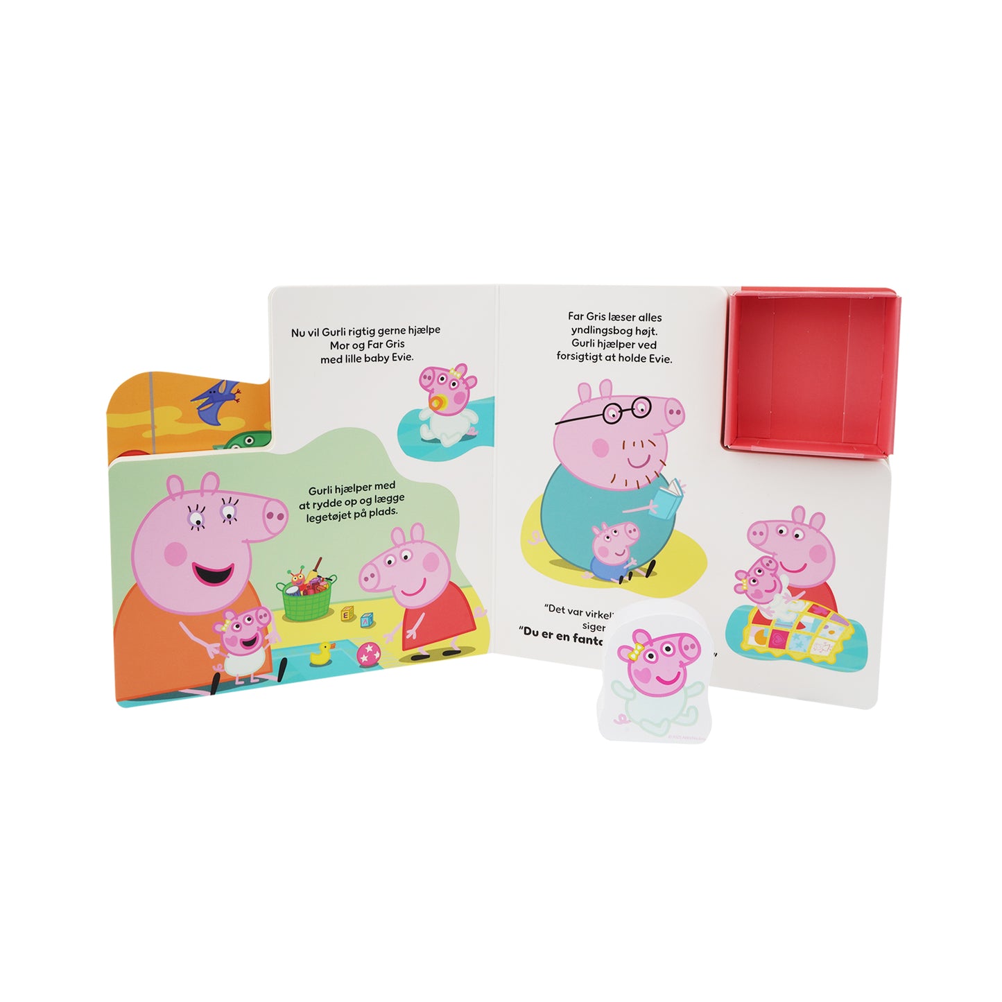 Gurli Gris - Bog med træfigure - Store Søster - DK