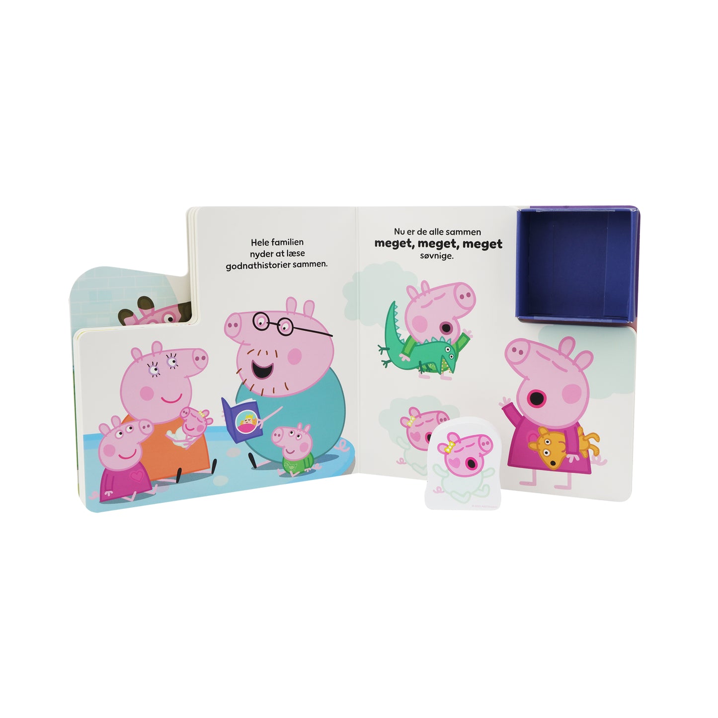 Gurli Gris - Bog med træfigur - Godnat - DK