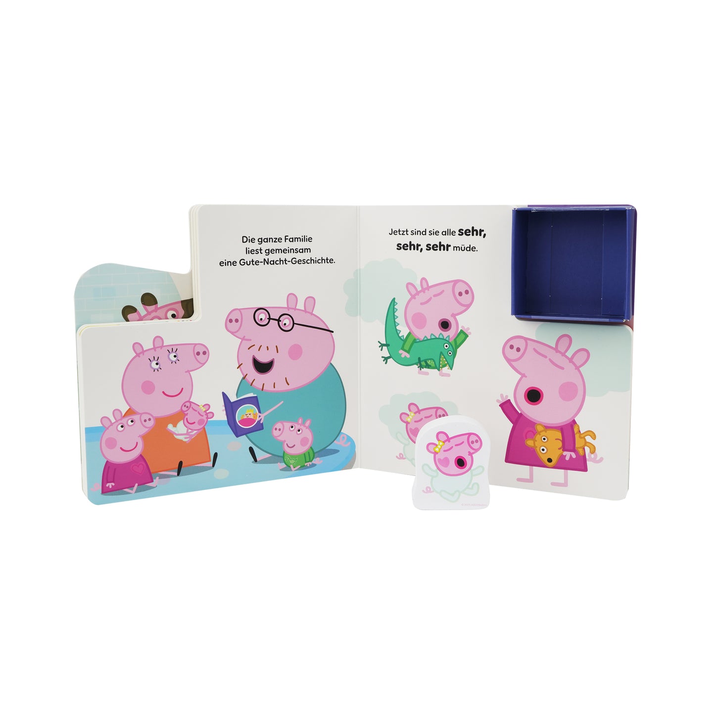 Gurli Gris - Bog med træfigur - Godnat - DK