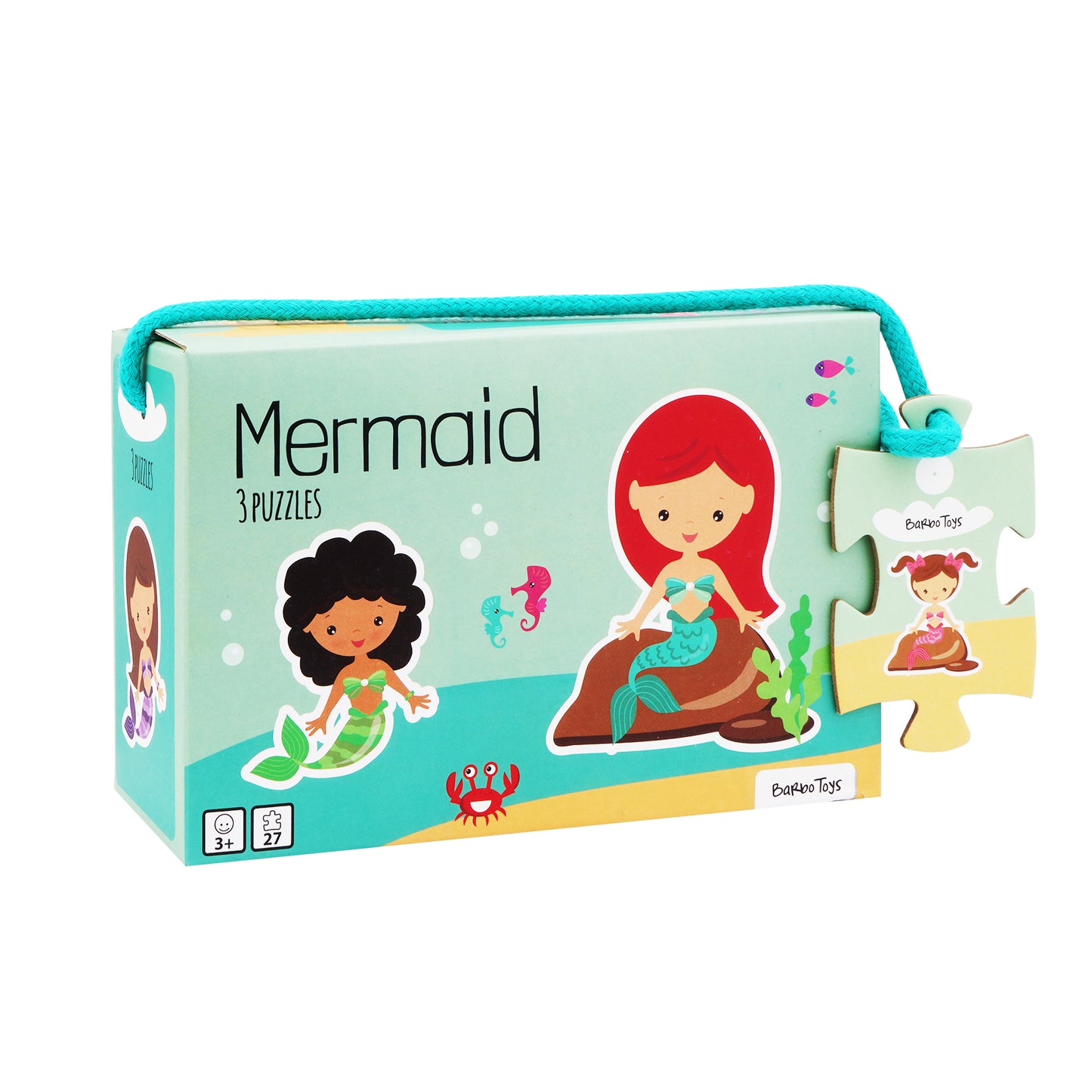 Little Bright Ones - 3 Puzzles - Mermaid