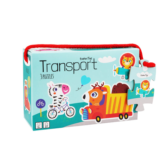 Little Bright Ones - 3 Puzzles - Transport