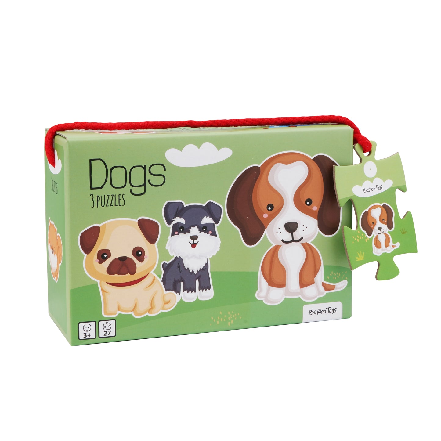 Little Bright Ones - 3 Puzzles - Dogs