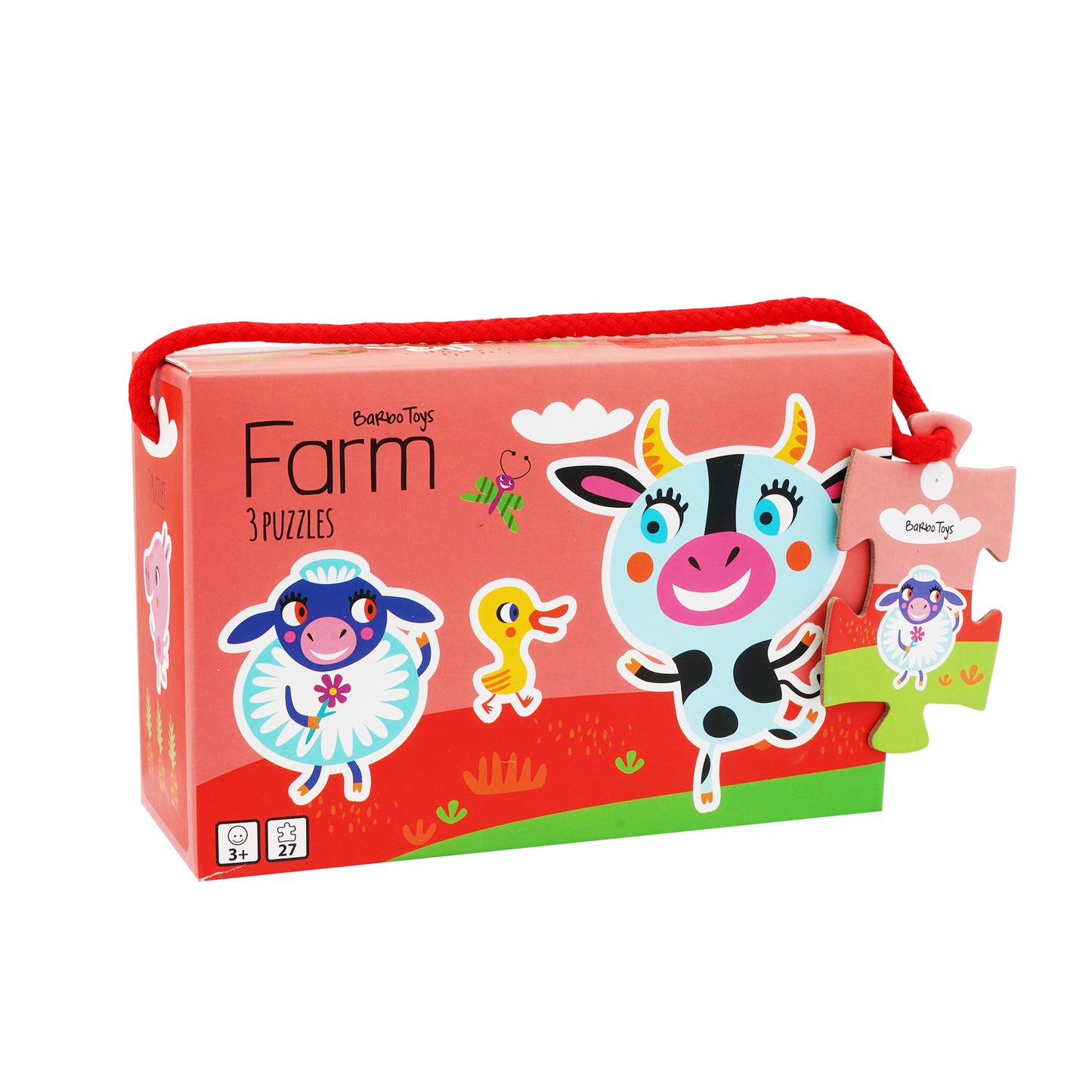 Little Bright Ones - 3 Puzzles - Farm
