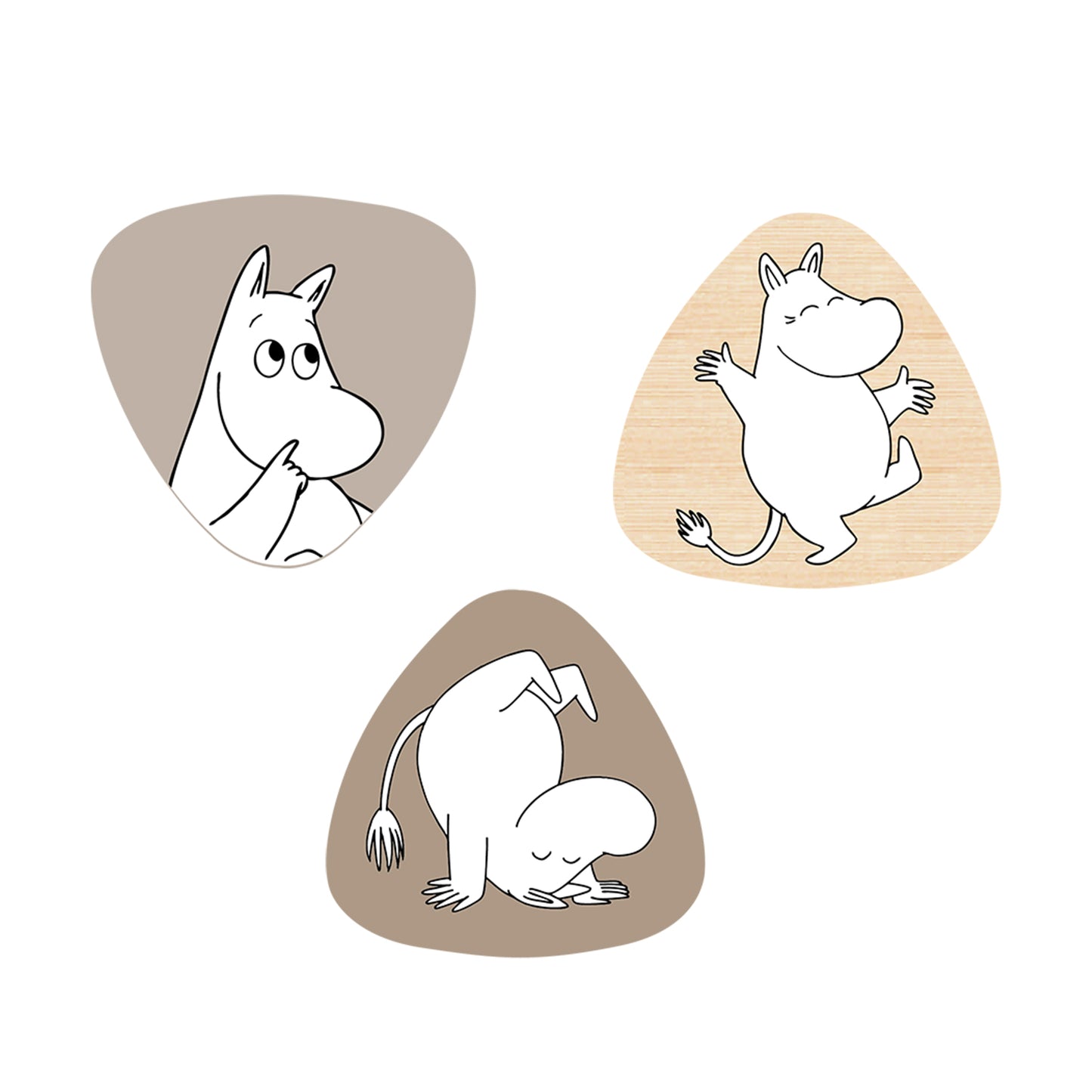 Moomin 3x Hooks for Clothes