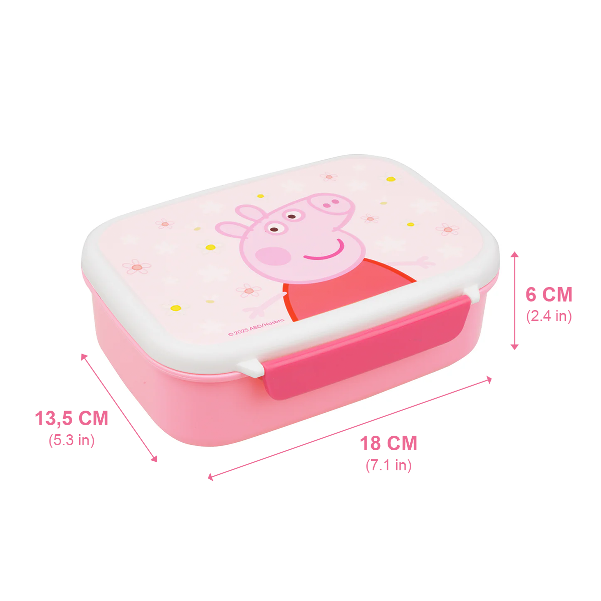 Peppa Pig - Lunch Box - Flowers