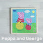 Peppa Pig - Træpuslespil - hoppebold