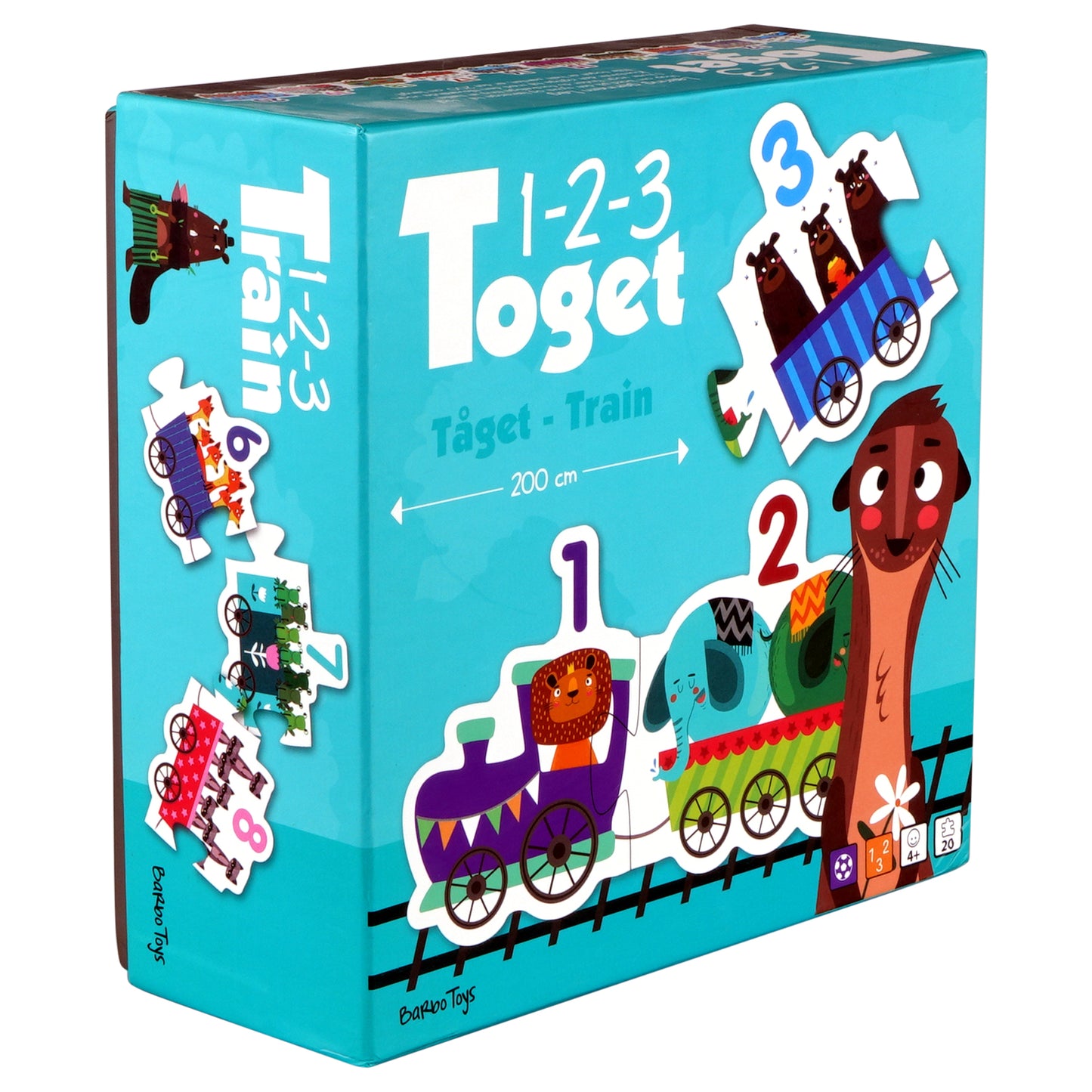 1 2 3 toget game box