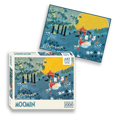moomin art puzzle with 1000 peaceful pieces