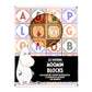 moomin 32 wooden blocks with alphabet and numbers
