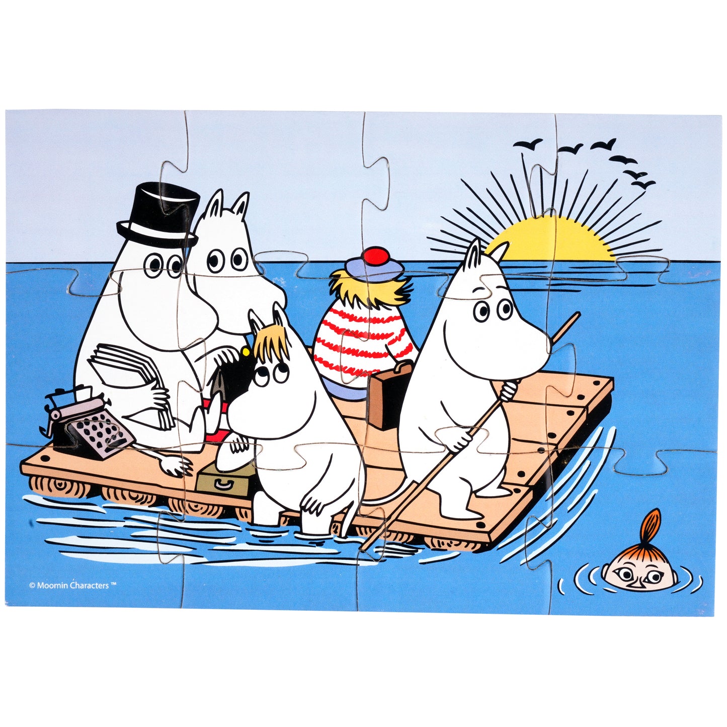 moomin 4 wooden puzzle game 