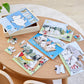 moomin 4 wooden puzzle game box and puzzle pieces