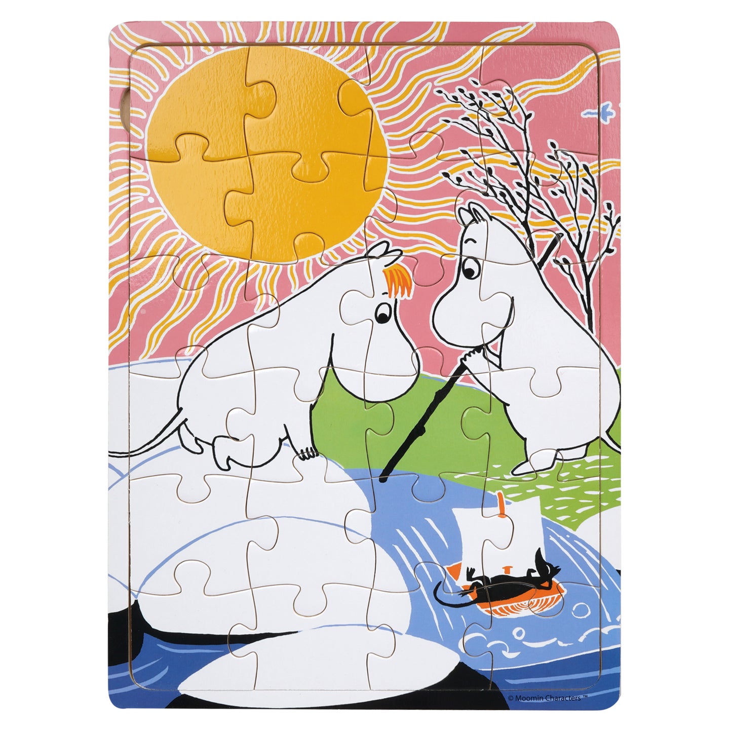 Moomin - Wooden baby puzzles - Fishing