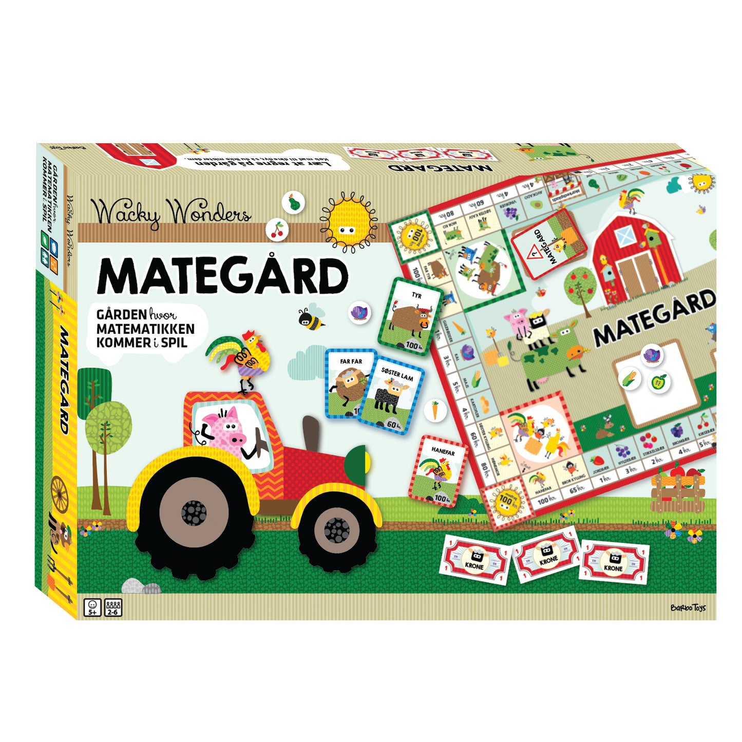 Wacky Wonders - Mategård Board Game - DK